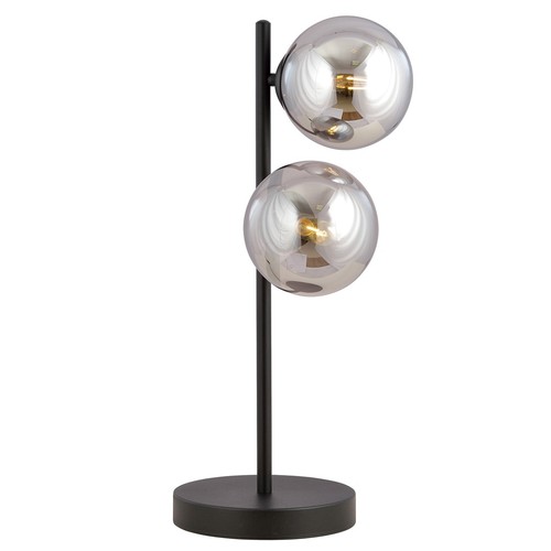 Rossi LN2 Grafit bordlampa - Ø14 cm, E14, 230V, utan ljuskälla