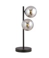 Rossi LN2 Grafit bordlampa - Ø14 cm, E14, 230V, utan ljuskälla