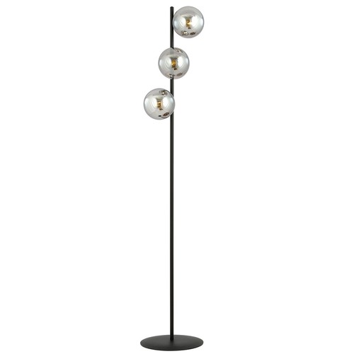 Rossi LP3 Grafit golvlampa - Ø14 cm, E14, 230V, utan ljuskälla