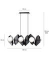 Drifton 6 Svart pendellampa - Ø15 cm, E14, 230V, utan ljuskälla