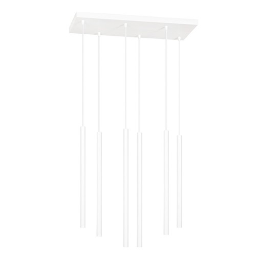 Selter 6 Vit pendellampa - G9, 230V, utan ljuskälla