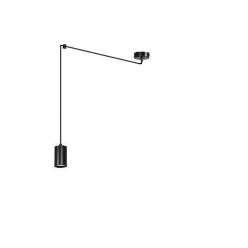 Traker 1/Svart pendellampa - GU10, 230V, utan ljuskälla