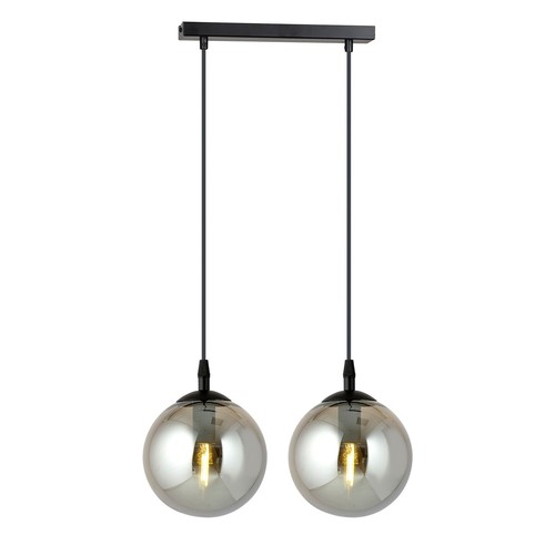 Cosmo 2 Svart/Grafit pendellampa - Ø14 cm, E14, 230V, utan ljuskälla