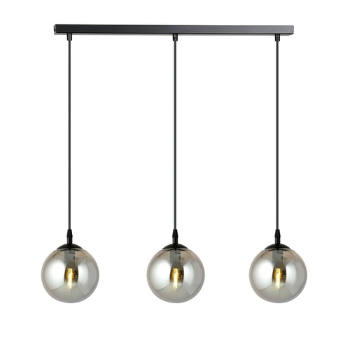 Cosmo 3 Svart/Grafit pendellampa - Ø14 cm, E14, 230V, utan ljuskälla