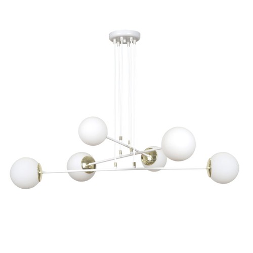 Ognis 6 Vit pendellampa - Ø15 cm, E27, 230V, utan ljuskälla