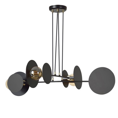 Idé 4 Svart pendellampa - E27, 230V, utan ljuskälla