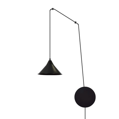 Abramo 1 Svart pendellampa - E27, 230V, utan ljuskälla