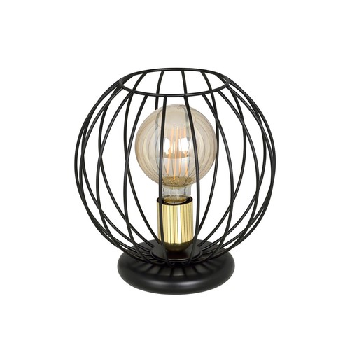 Albio LN1 Svart bordlampa - E27, 230V, utan ljuskälla