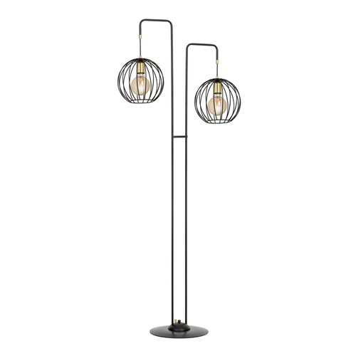 Albio LP2 Svart golvlampa - E27, 230V, utan ljuskälla