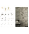 Albio LN1 Vit bordlampa - E27, 230V, utan ljuskälla