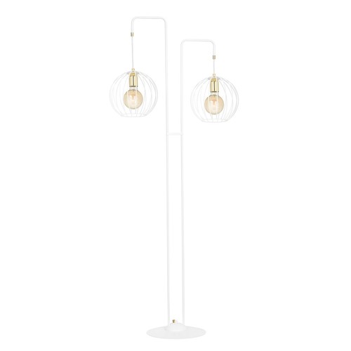 Albio LP2 Vit golvlampa - E27, 230V, utan ljuskälla
