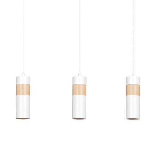 Akari 3 Vit pendellampa - GU10, 230V, utan ljuskälla