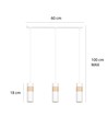 Akari 3 Vit pendellampa - GU10, 230V, utan ljuskälla