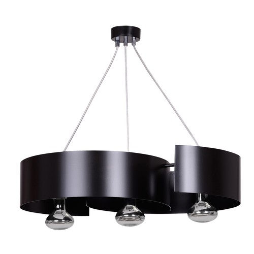 Vixon 3 Svart pendellampa - E27, 230V, utan ljuskälla