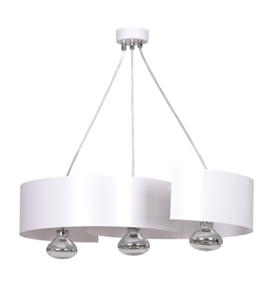 Vixon 3 Vit pendellampa - E27, 230V, utan ljuskälla