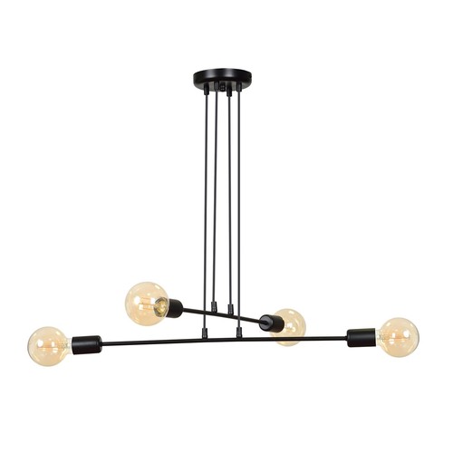 Multipo 4 Svart pendellampa - E27, 230V, utan ljuskälla