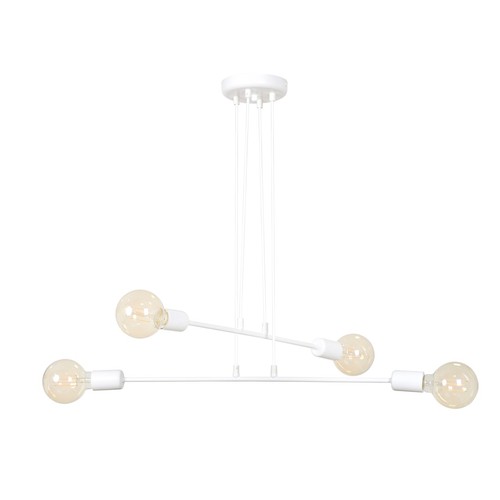 Multipo 4 Vit pendellampa - E27, 230V, utan ljuskälla