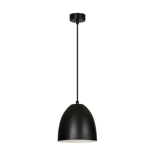 Lenox 1 Svart / Vit pendellampa - E27, 230V, utan ljuskälla
