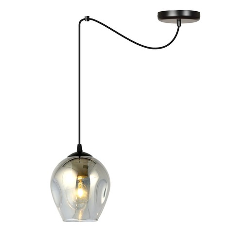 Level 1 Svart/Grafit pendellampa - Ø14 cm, E27, 230V, utan ljuskälla