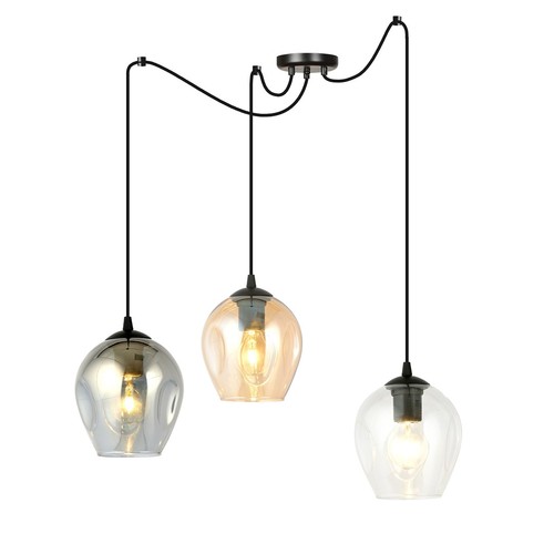 Level 3 Svart Mix pendellampa - Ø14 cm, E27, 230V, utan ljuskälla