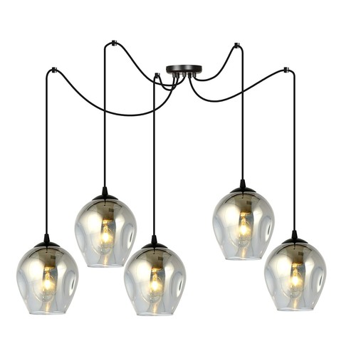 Level 5 Svart/Grafit pendellampa - Ø14 cm, E27, 230V, utan ljuskälla