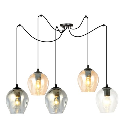 Level 5 Svart Mix pendellampa - Ø14 cm, E27, 230V, utan ljuskälla