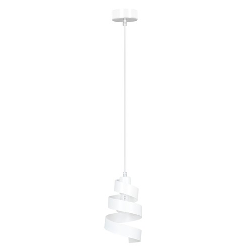 Saga 1 Vit pendellampa - E27, 230V, utan ljuskälla