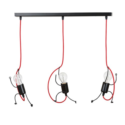 Bobi 3 Svart pendellampa - E27, 230V, utan ljuskälla