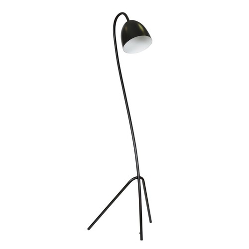 Haris LP1 Svart / Vit golvlampa - E27, 230V, utan ljuskälla