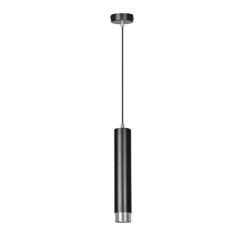 Kibo 1 Svart/Krom pendellampa - GU10, 230V, utan ljuskälla