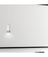 Fumiko 1 Vit/Krom pendellampa - GU10, 230V, utan ljuskälla