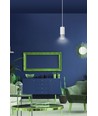 Fumiko 1 Vit/Krom pendellampa - GU10, 230V, utan ljuskälla