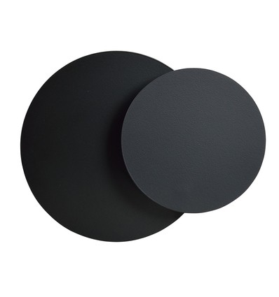 Circle 1C Svart vägglampa - G9, 230V, utan ljuskälla