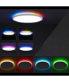 39W CCT taklampa med RGBIC backlight - Ø30cm, Tuya, inkl. fjärrkontroll