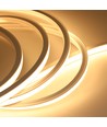 10m AnyCut Neon Flex 10x10 Varmvit LED strip - 10W/m, 24V, Ingen klippavstånd