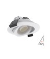 7W Ø8,3cm DimToWarm+CCT infälld spotlight dimbar RA96 - Hål: Ø6,8 cm, Mått: Ø8,3 cm, Vit kant
