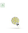 LED G4 1,2W - 12V, 12 LED, kallt vit, 20mm, Spectrum.