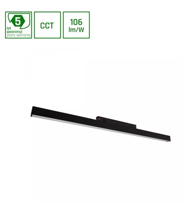 System Shift CCT- Line M Lineär Armatur 17W - 602x23x42mm, 100°, Svart, CCT Switch