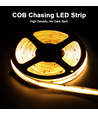 10m 12W/m COB LED-strip IC löpande ljus - 24V DC, löpande ljus, 120 LED per meter