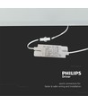 60x60 PHILIPS driver LED-panel, 40W - 120lm/W, 5 års garanti, vit kant