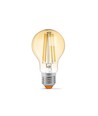 A60 LED-lampa 10W E27 - glödtrådsdesign, bärnstenfärgad, extra varmvit, 230V, 1050lm