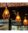 A60 LED-lampa 10W E27 - glödtrådsdesign, bärnstenfärgad, extra varmvit, 230V, 1050lm