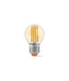 G45 LED-lampa 6W E27 - kolröd, bärnstenfärgad, extra varmvit, 230V, 680lm, förbrukning 6W