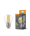 LED-lampa 6W E27 - G45, glödtråd, neutralvit, 230V, 806lm