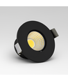 2W Ø3,8cm Focu38 möbelspotlight infälld RA92 - 12V DC, Hål: Ø3,5 cm, Mått: Ø3,8 cm, Svart