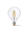 G95 LED-lampa 7W E27 - kolröd, dimbar, neutralvit, 230V, 806lm