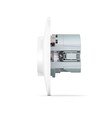 Enkelt schuko-uttag - USB-A+USB-C, vit