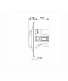Enkelt schuko-uttag - USB-A+USB-C, vit
