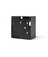 Ytmonteringsbox - enkel, svart