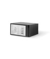 Ytmonteringsbox - enkel, svart